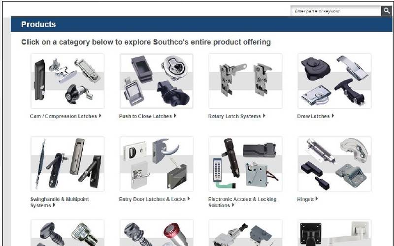 ​Southco product catalogue integrated into new web portal for Supply Technologies’ customers